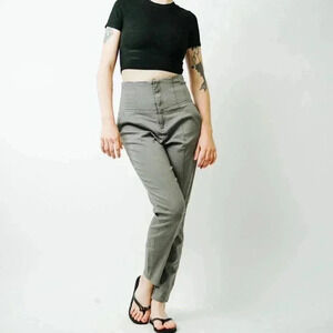 ASOS High Rise Elastic Waist Pants